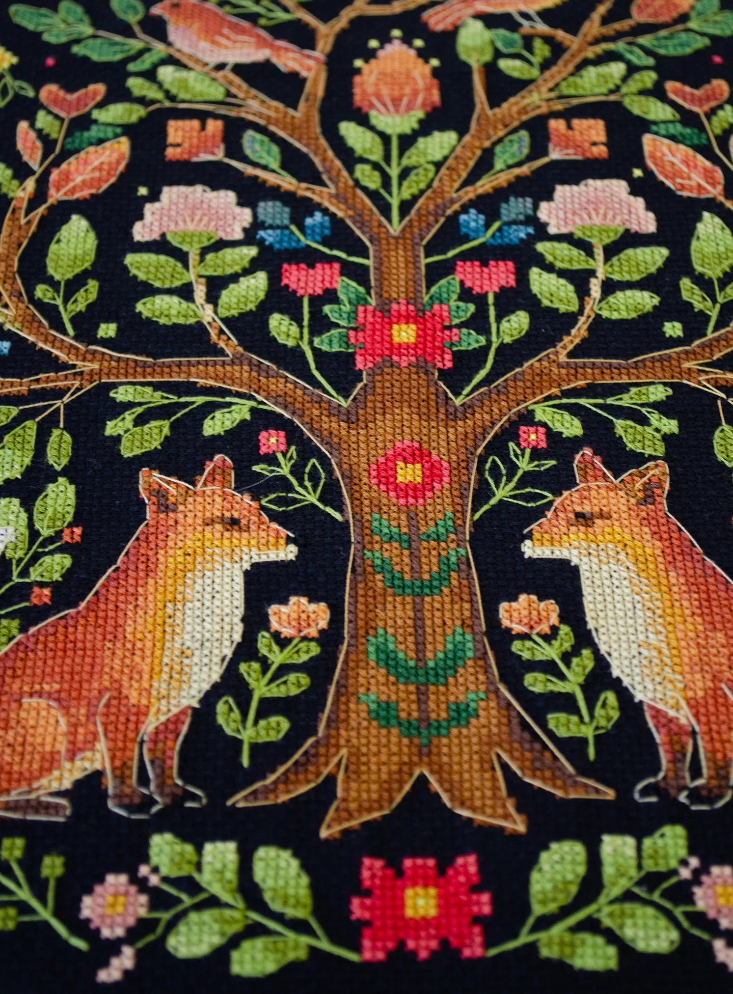 Cross Stitch Kit For Cushion Cross-stitch kits The Tree of Forest Tales (Ethnic themes)