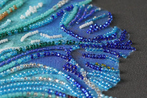 Bead Embroidery Kit Main Bead Embroidery Kit Blue gold