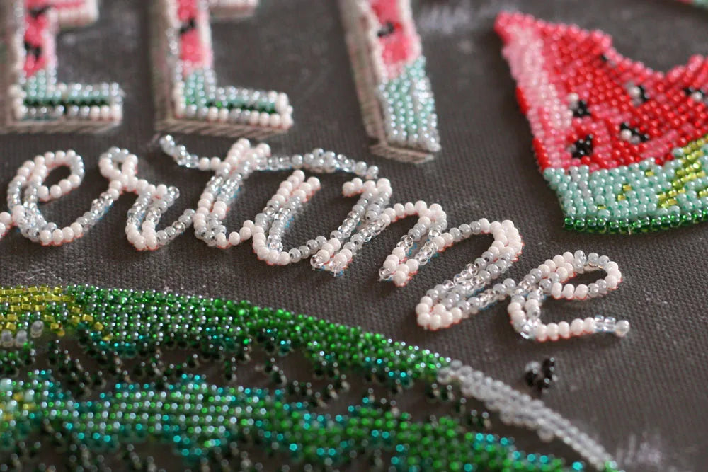 Bead Embroidery Kit Main Bead Embroidery Kit Sweet summertime