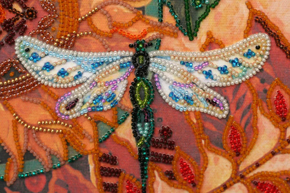 Bead Embroidery Kit Main Bead Embroidery Kit Leaf fall
