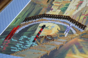 Bead Embroidery Kit Main Bead Embroidery Kit Venetian Cafe