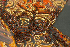 Bead Embroidery Kit Main Bead Embroidery Kit Gold of the night