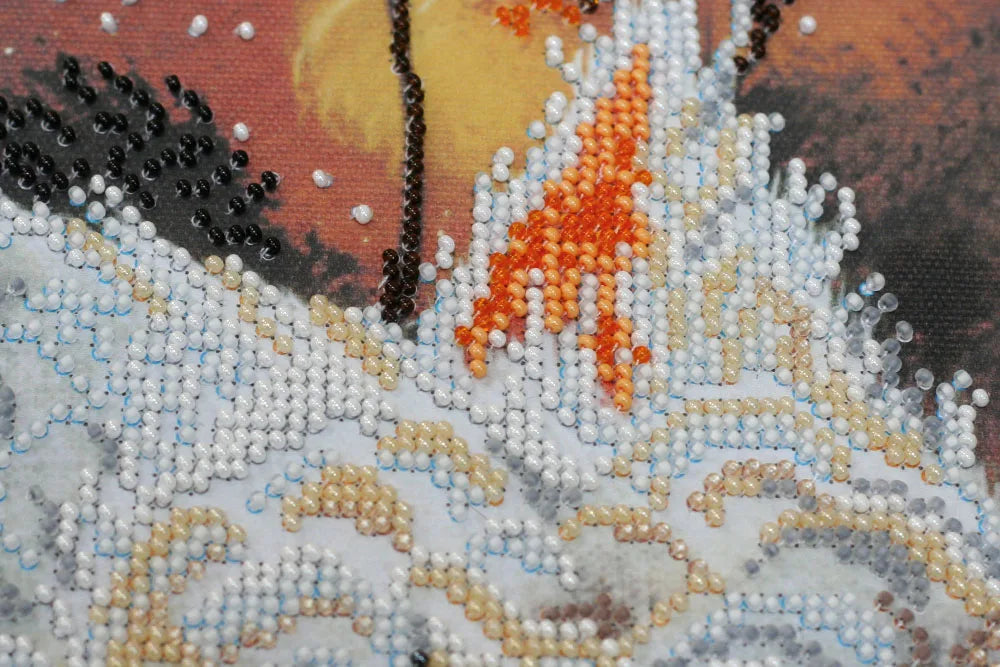 Bead Embroidery Kit Main Bead Embroidery Kit Fluffy fog