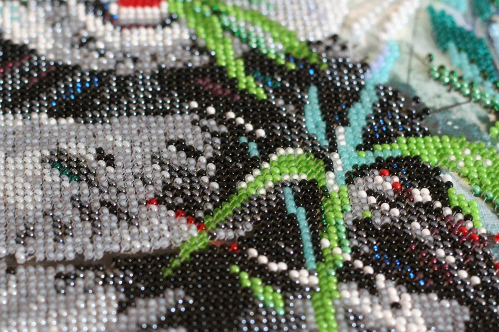 Bead Embroidery Kit Main Bead Embroidery Kit Bamboo bear