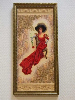 Bead Embroidery Kit Main Bead Embroidery Kit Lady Rose
