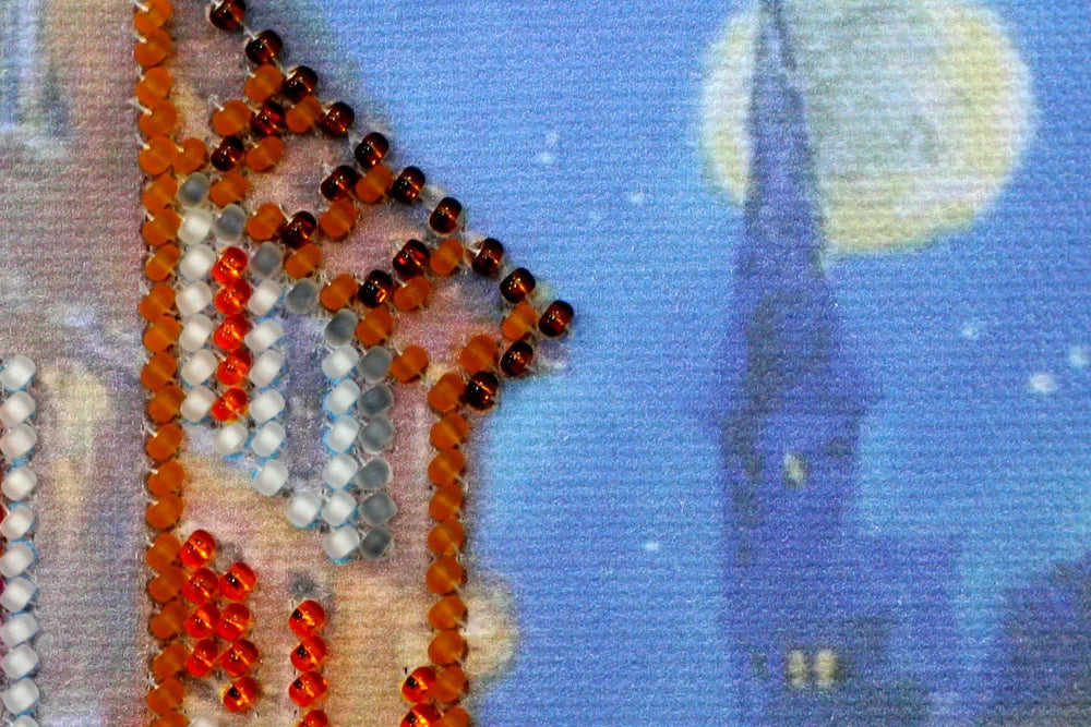 Bead Embroidery Kit Mini Bead embroidery kit Venice landscape