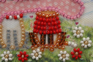 Magnets Bead Embroidery Kit Magnets Bead embroidery kit Doggie with goodies