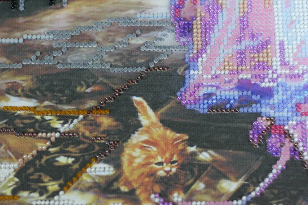 Bead Embroidery Kit Main Bead Embroidery Kit After the promenade