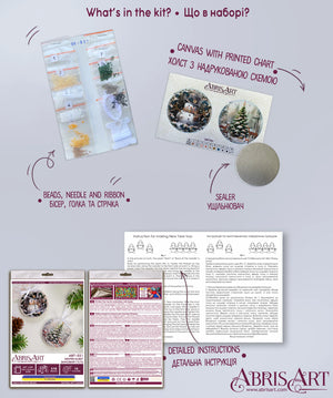 Christmas and New Year Decor Kit Decoration Winter guest