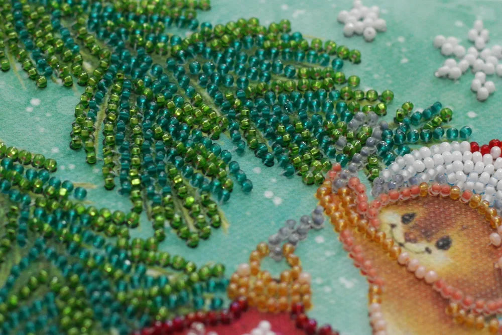 Bead Embroidery Kit Mini Bead embroidery kit Decorating christmas tree