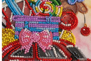 Bead Embroidery Kit Mid-sized bead embroidery kit Gift Machine