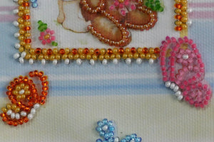 Postcards Bead Embroidery Kit Postcard Bead embroidery kit Beloved daughter