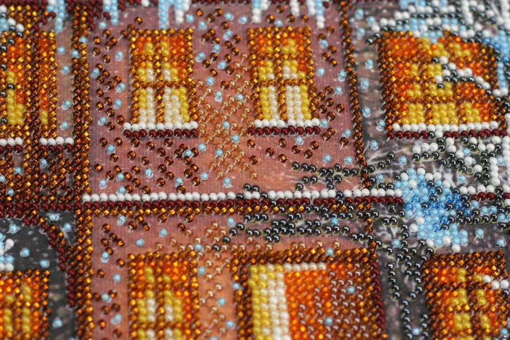Bead Embroidery Kit Main Bead Embroidery Kit Winter night