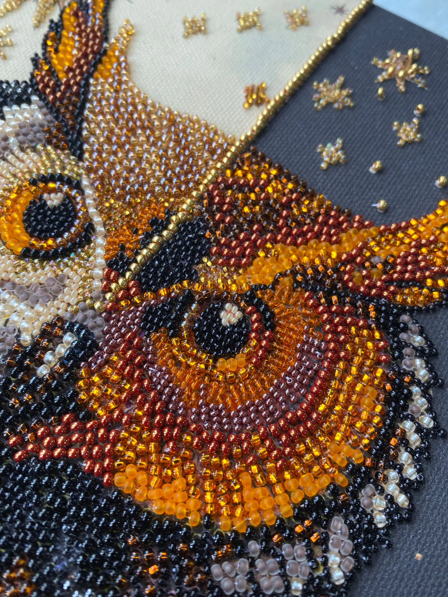Bead Embroidery Kit Main Bead Embroidery Kit The oracle between day and night