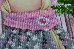 Bead Embroidery Kit Main Bead Embroidery Kit Having a dessert