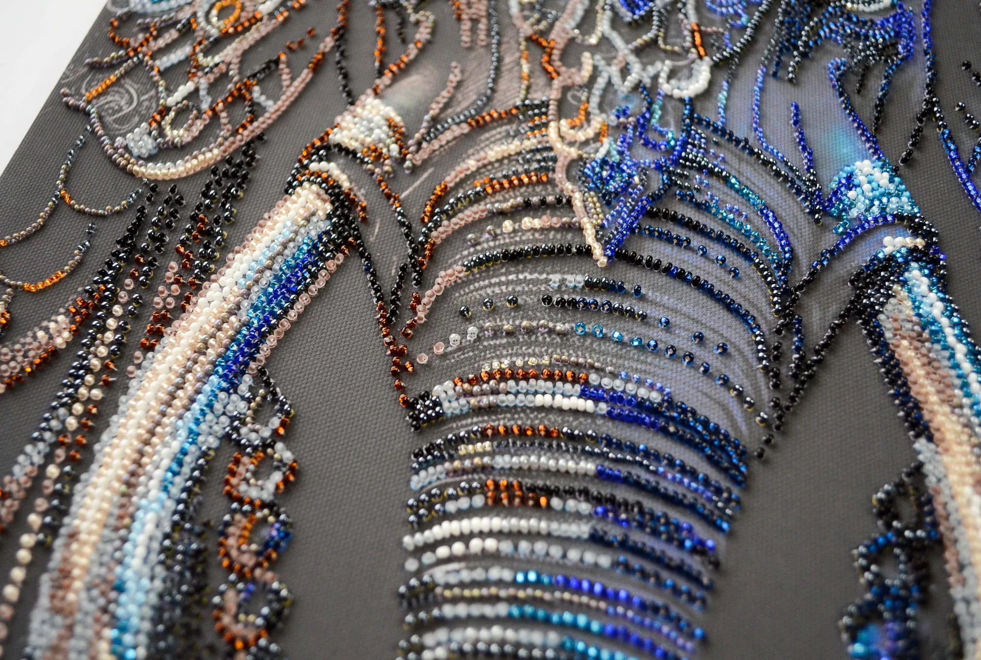 Bead Embroidery Kit Main Bead Embroidery Kit Sage gaze