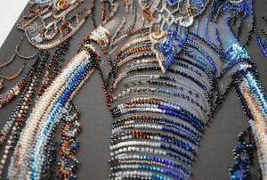 Bead Embroidery Kit Main Bead Embroidery Kit Sage gaze