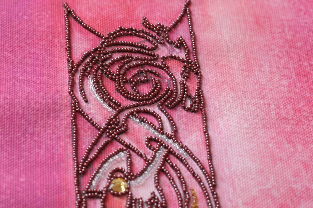 Bead Embroidery Kit Main Bead Embroidery Kit Sakura blossom