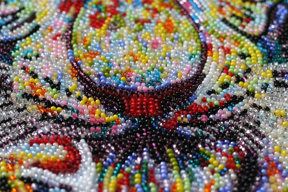Bead Embroidery Kit Main Bead Embroidery Kit Colored tigers