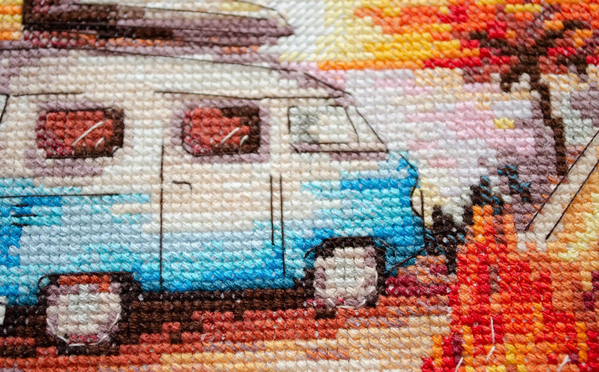 Cross Stitch Kit Cross-stitch kits Beach adventures