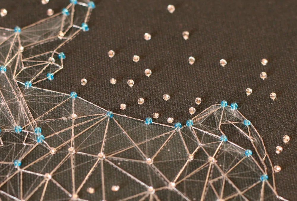 Bead Embroidery Kit Main Bead Embroidery Kit Constellation Taurus