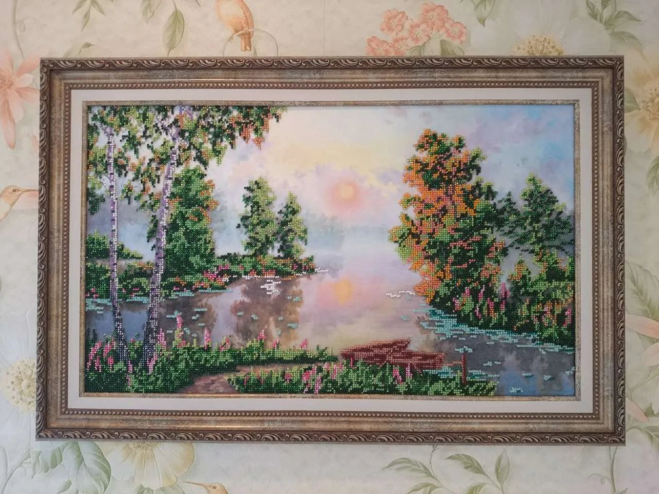 Bead Embroidery Kit Main Bead Embroidery Kit Morning haze