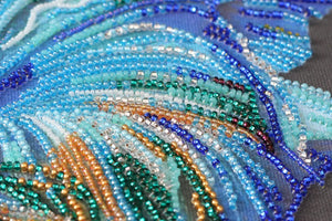 Bead Embroidery Kit Main Bead Embroidery Kit Blue gold