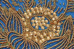 Bead Embroidery Kit Main Bead Embroidery Kit Koi blue