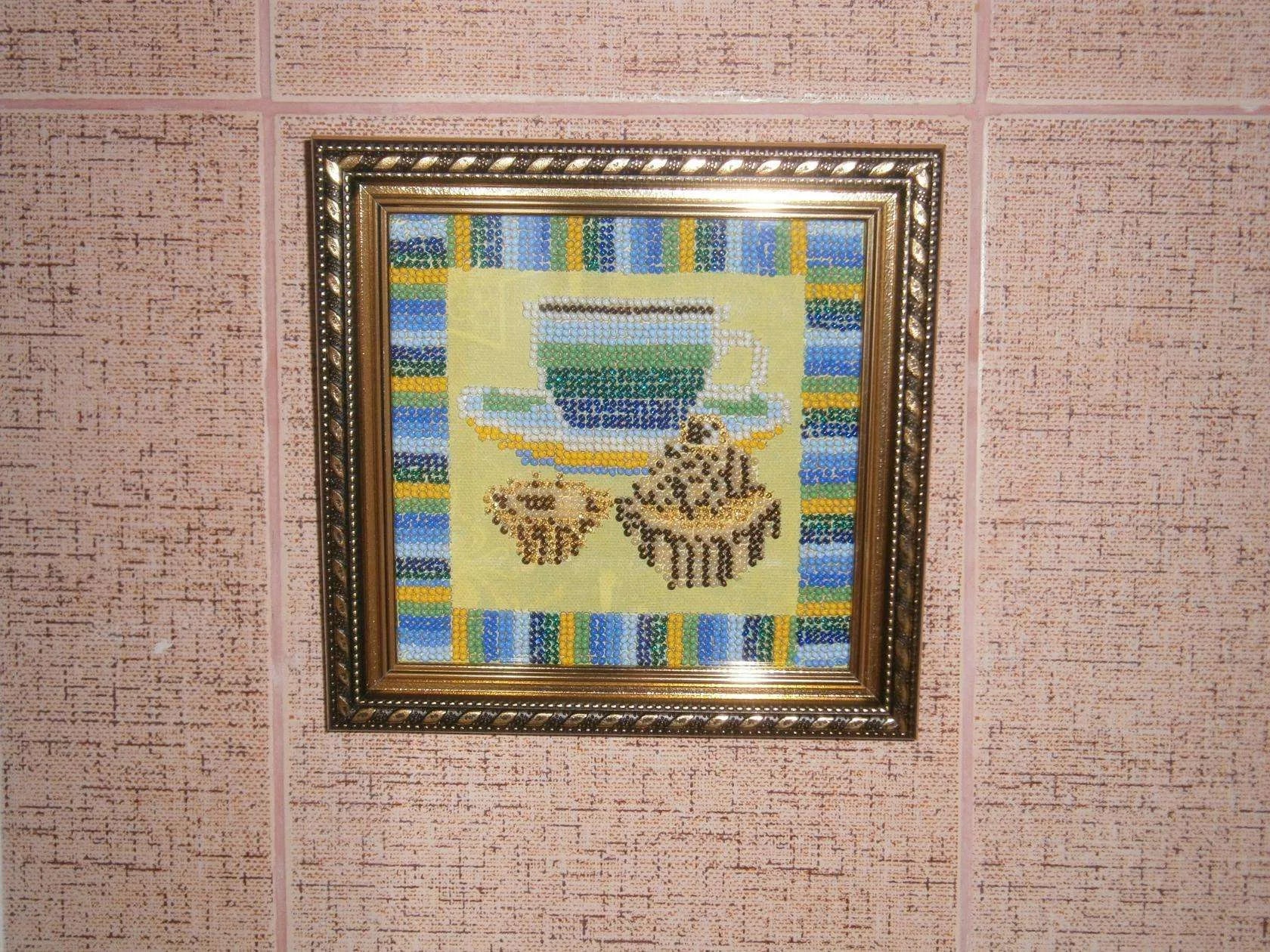 Bead Embroidery Kit Main Bead Embroidery Kit Hot chocolate