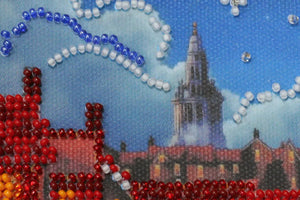 Bead Embroidery Kit Mini Bead embroidery kit Romantic trip