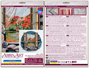 Cross Stitch Kit Cross-stitch kits Tea party by the window