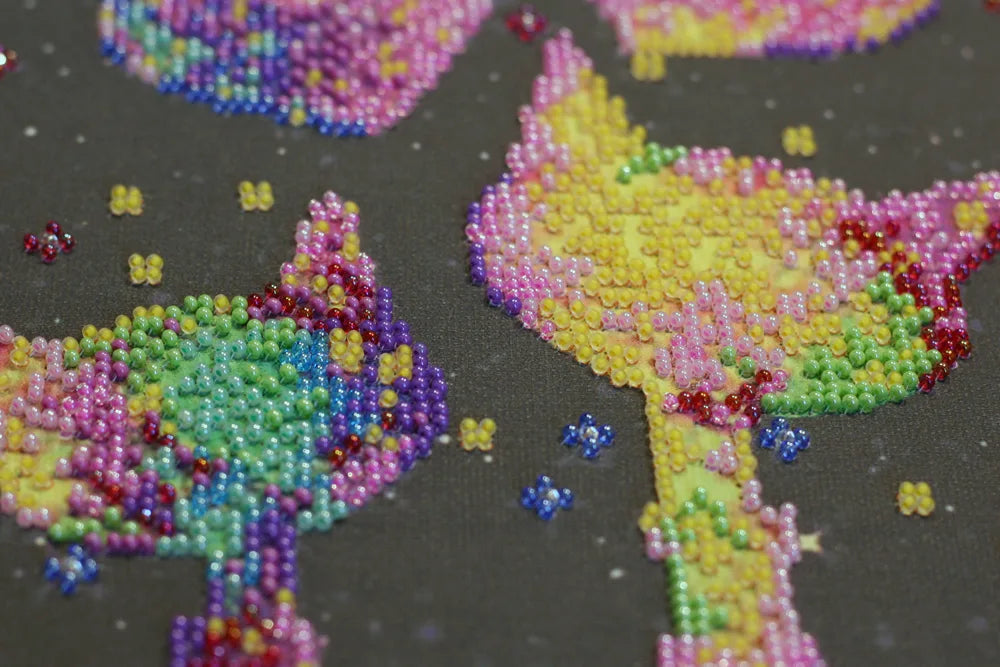 Bead Embroidery Kit Main Bead Embroidery Kit Kittens' purrings