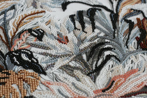 Bead Embroidery Kit Main Bead Embroidery Kit Sepia drawing