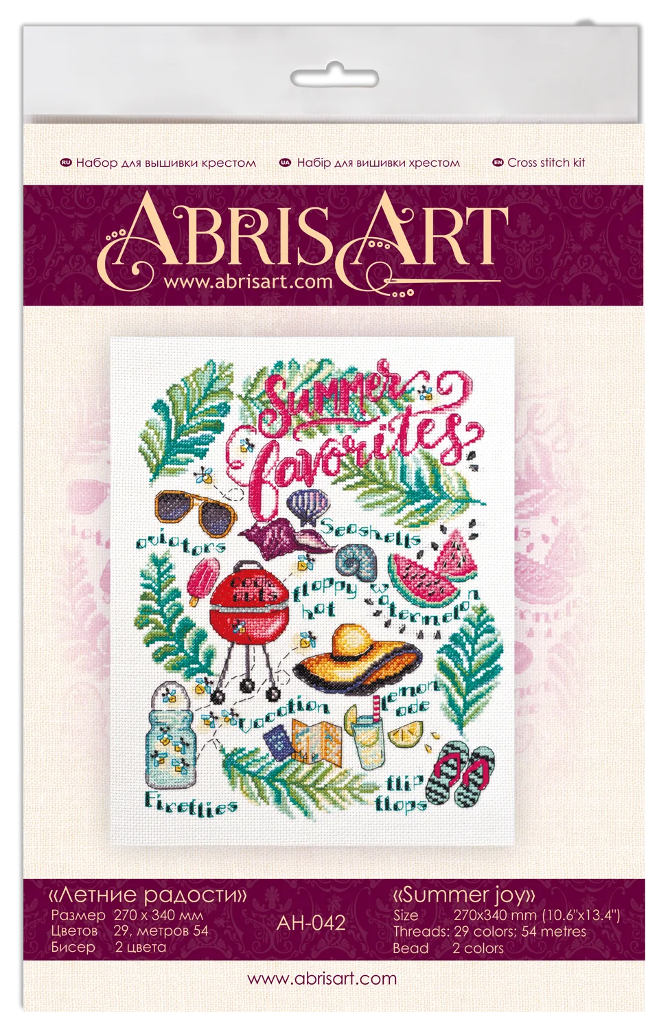 Cross Stitch Kit Cross-stitch kits Summer delight