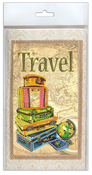 Postcards Bead Embroidery Kit Postcard Bead embroidery kit Around the world