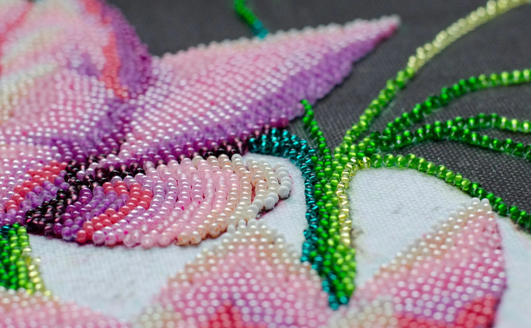Bead Embroidery Kit Main Bead Embroidery Kit Blooming lotus