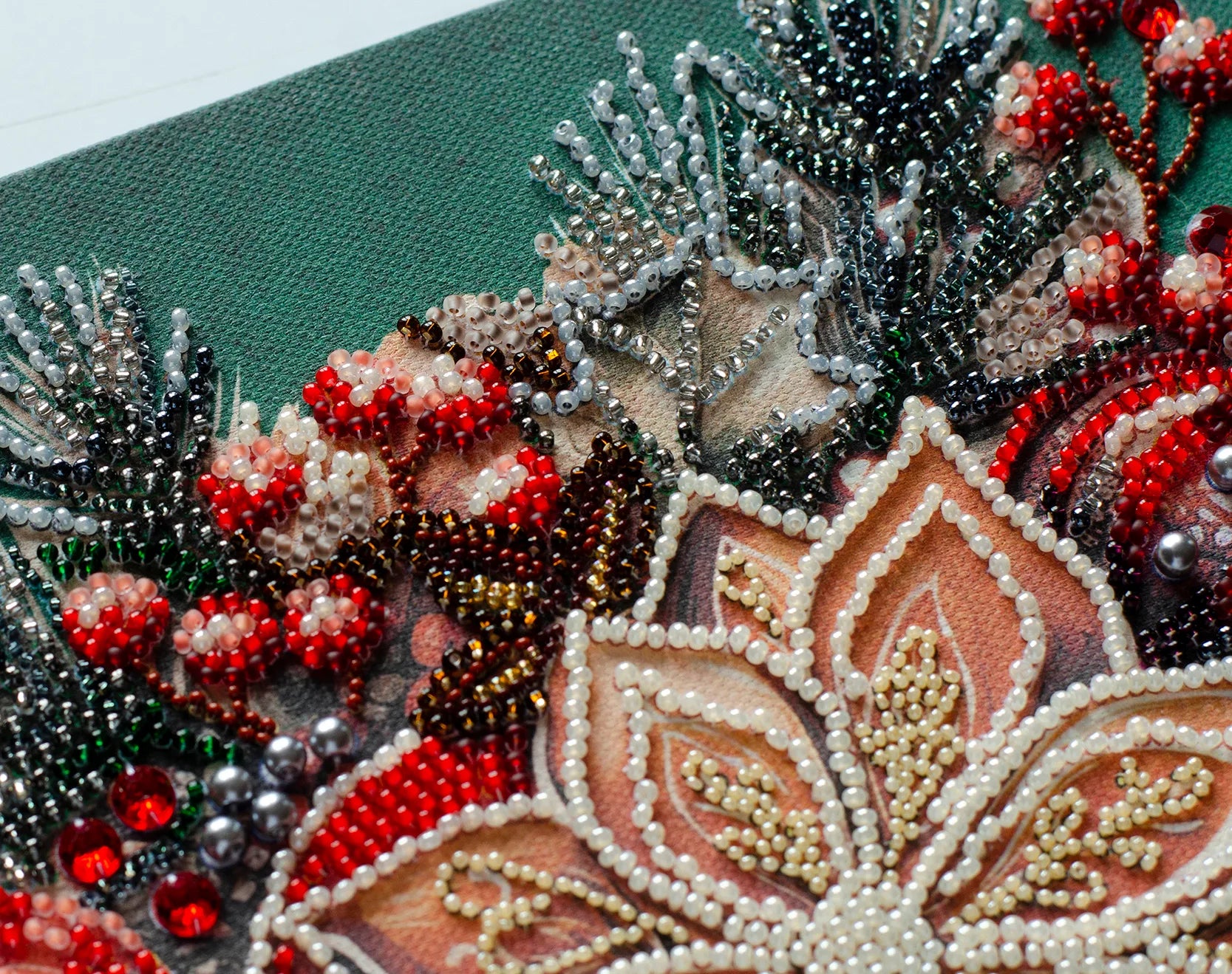 Bead Embroidery Kit Main Bead Embroidery Kit The taste of Christmas