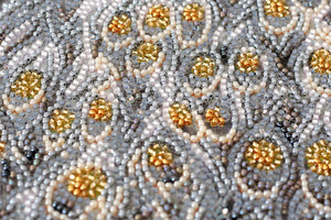 Bead Embroidery Kit Main Bead Embroidery Kit Gold in silver