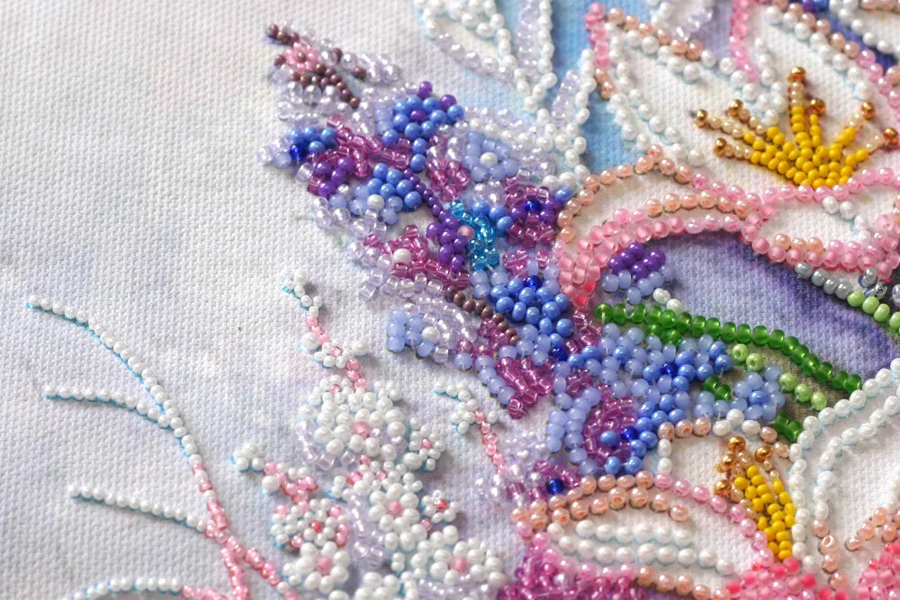 Bead Embroidery Kit Main Bead Embroidery Kit Light pink