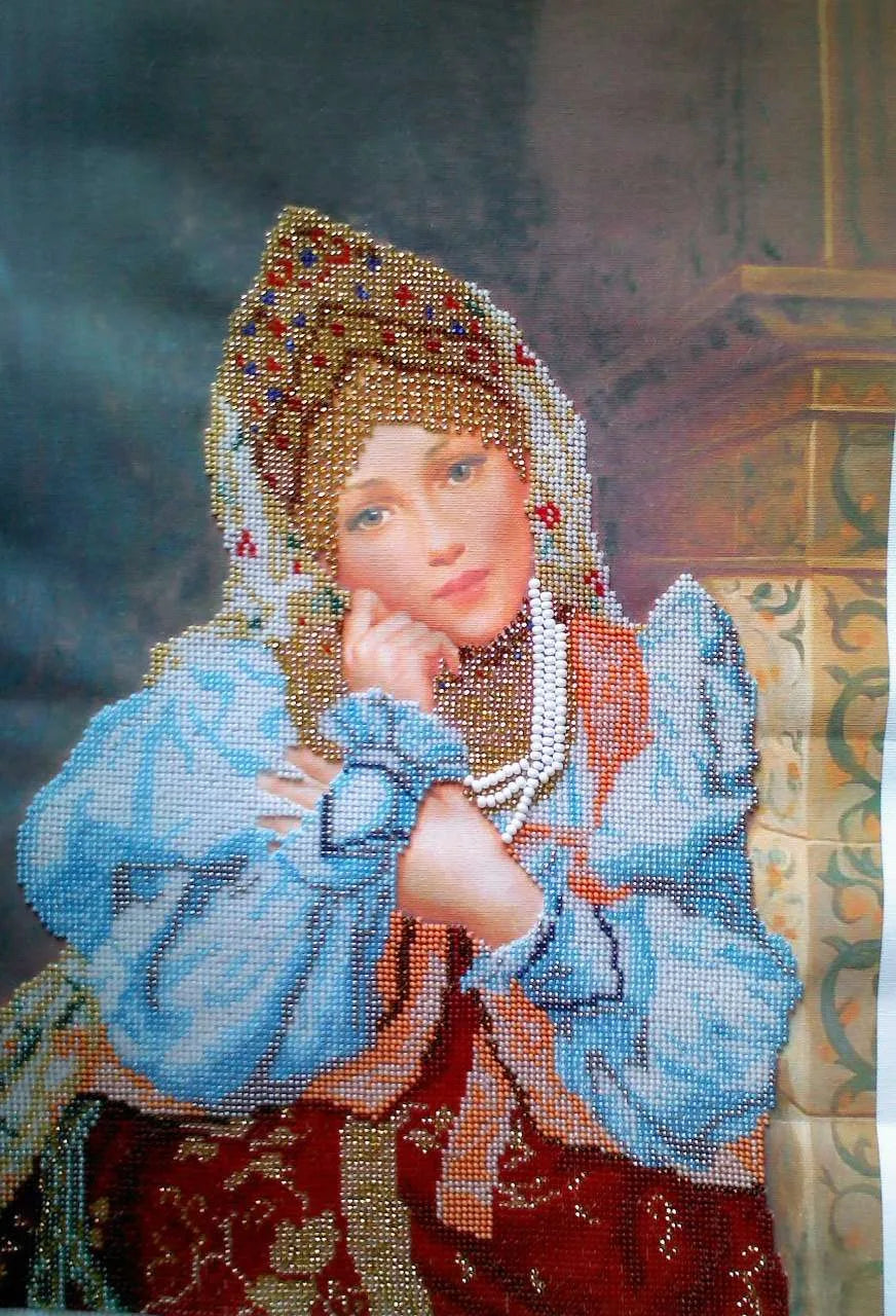 Bead Embroidery Kit Main Bead Embroidery Kit Nastenka