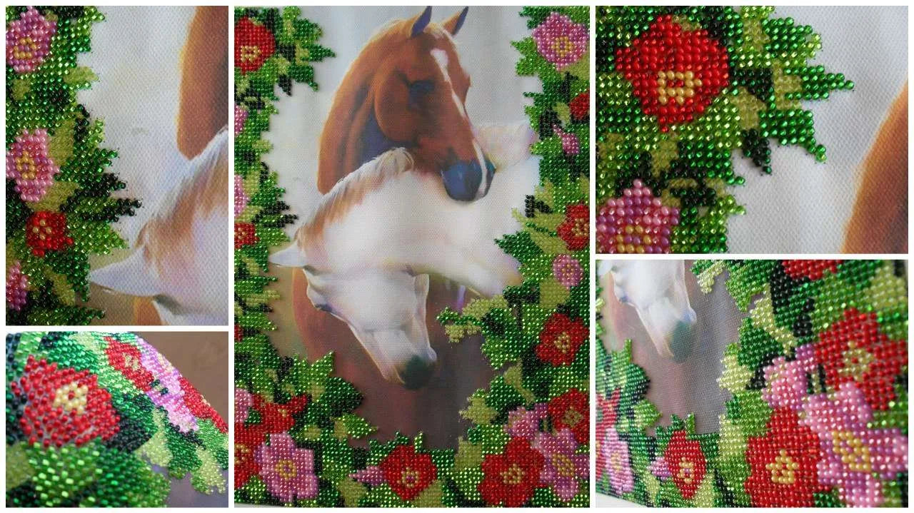 Bead Embroidery Kit Love