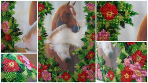 Bead Embroidery Kit Love