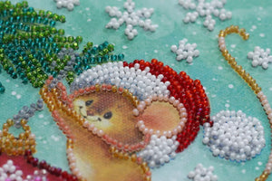 Bead Embroidery Kit Mini Bead embroidery kit Decorating christmas tree