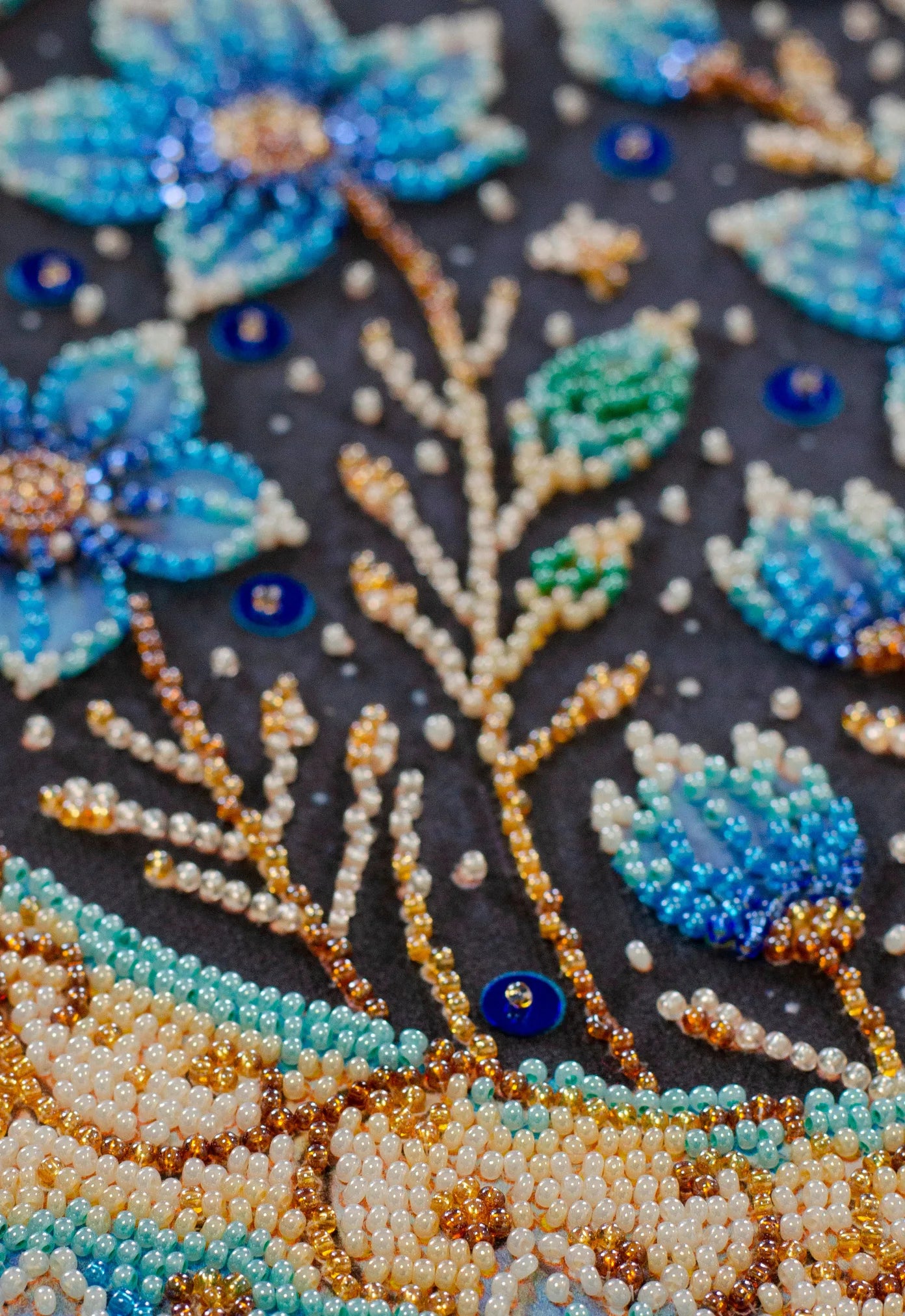 Bead Embroidery Kit Main Bead Embroidery Kit A magical night