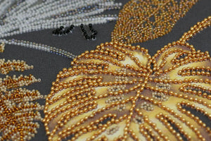 Bead Embroidery Kit Main Bead Embroidery Kit Golden Tropics