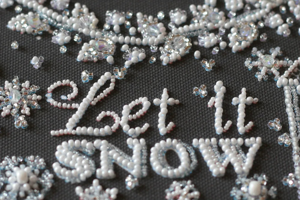 Bead Embroidery Kit Main Bead Embroidery Kit Silver sparks