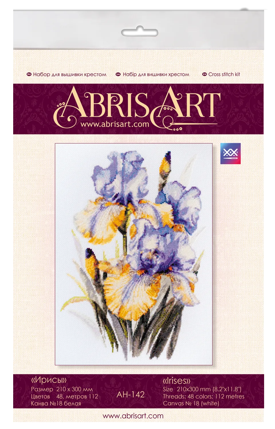 Cross Stitch Kit Cross-stitch kits Irises