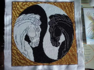 Bead Embroidery Kit Main Bead Embroidery Kit Yin and Yang