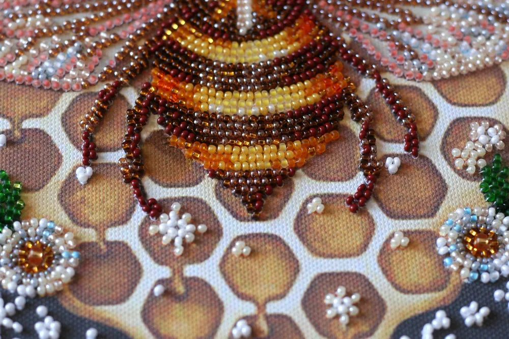 Bead Embroidery Kit Main Bead Embroidery Kit Honey plant