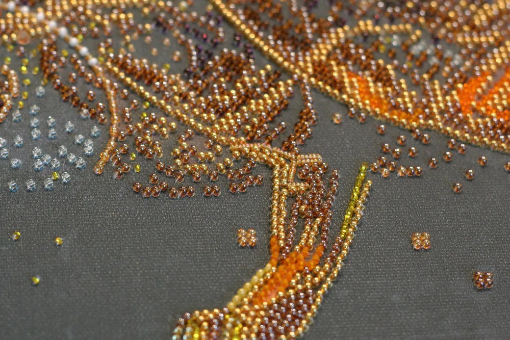 Bead Embroidery Kit Main Bead Embroidery Kit Golden lion